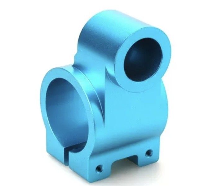 Aluminium 6061-T6 pièces tournées CNC couleur anodisée pour les corps de soupape tiges
