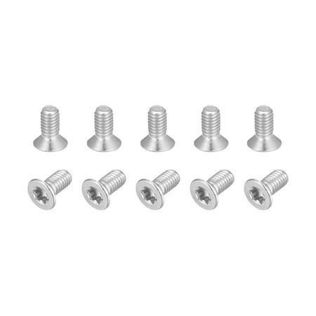 M3x6mm Torx machine de sécurité vis 316 en acier inoxydable contre-enfoncée tête tamper à l'épreuve des vis fixations boulons
