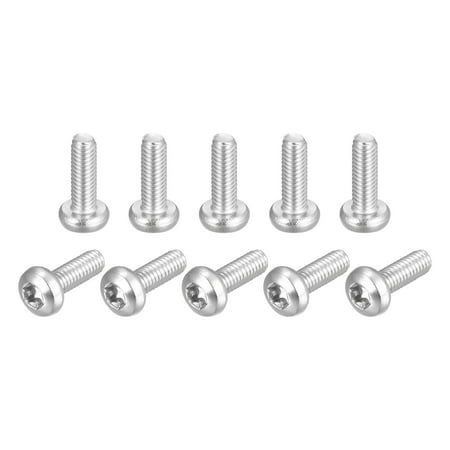 M4x16mm Torx Machine de sécurité vis 316 en acier inoxydable Tête de panneau à l'épreuve de la manipulation Fermetures de vis boulons