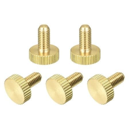 Boulons en laiton plat M5x10 mm, boulons à poignée, boutons de fixation pour la maison, l'électronique, la machine