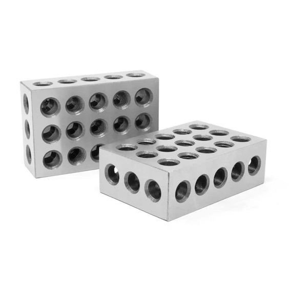 25 mm x 50 mm x 75 mm Blocs métriques durcis en acier de précision 123
