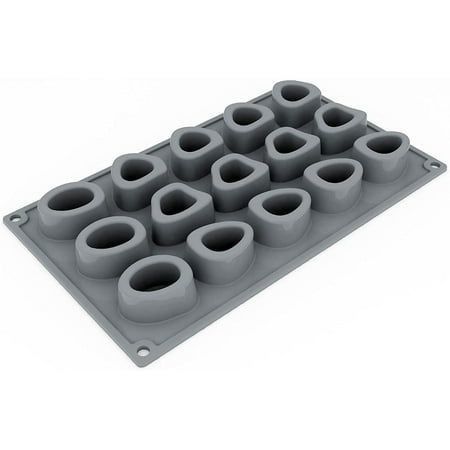Forme de congélation avec 15 cavités, chacune de 1,89 pouce x 1,57 pouce x 0,91 pouce de hauteur
