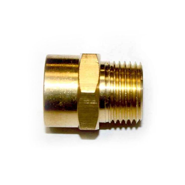 Adaptateur hexagonal en laiton de précision 3/8