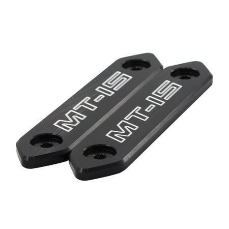 Accessoires extérieurs décoratifs en alliage d'aluminium CNC Mtkracing pour MT-15 2018 Pièces de moto - Noir