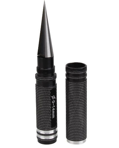 Métal d'acier 0-14mm perforateur de trou Reamer Noir pour les outils RC Forages de carrosserie de voiture