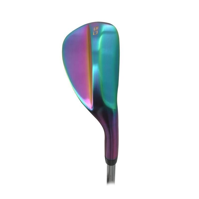 Couleur personnalisée arc-en-ciel CNC fraisée Golf Wedge Club de course, cadeau 35,5 pouces