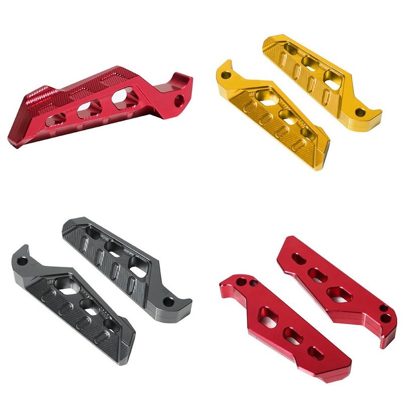 OEM fournisseur d'usinage CNC de fraisage de précision d'aluminium accessoires de motocyclettes pièces de pédales de pied