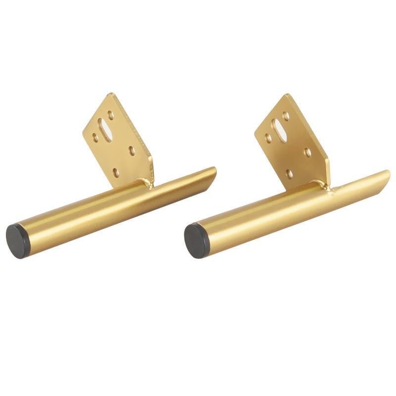 Derniers meubles de salon en tube droit Pieds canapé Pieds accessoires matériels avec une base de cabinet de haute qualité