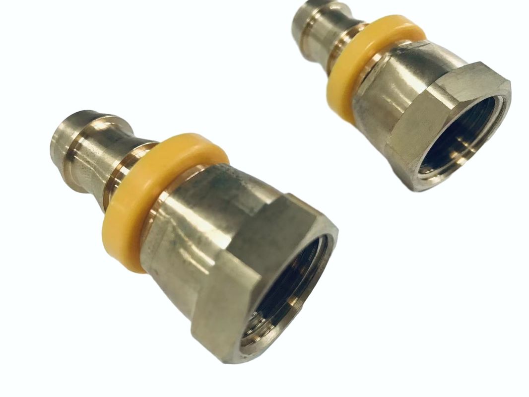 1/2 fils Npsm féminin-1/2 accessoires de fixation de matériel de fixation CNC Mchining tuyau Barbe de cuivre