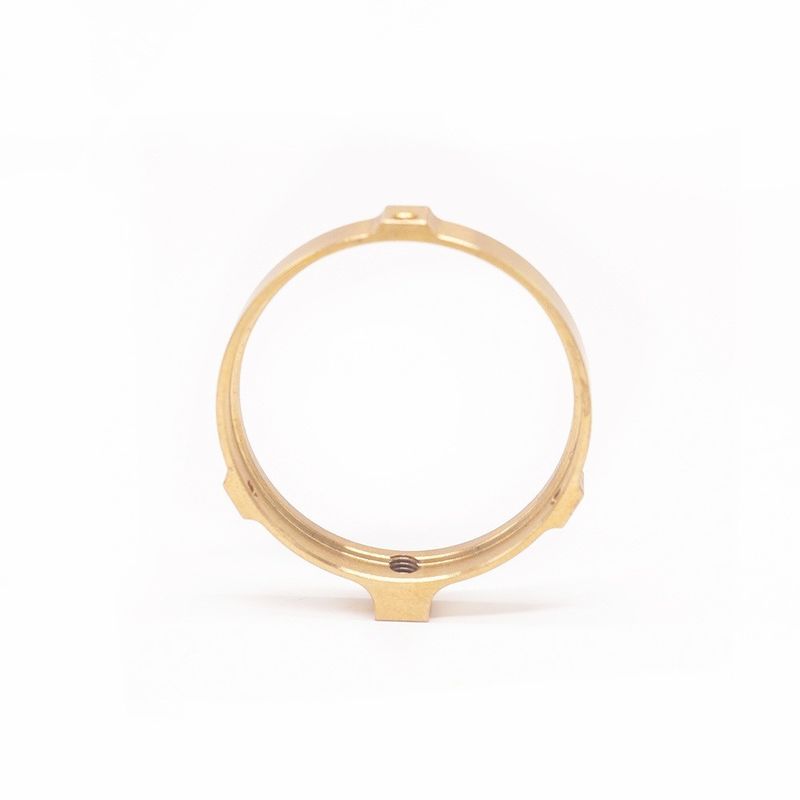 Fabricant professionnel Anneaux en laiton CNC personnalisés Utilisations de montres de précision OEM Fraisage CNC Fil de laine féminin Anneaux en laiton