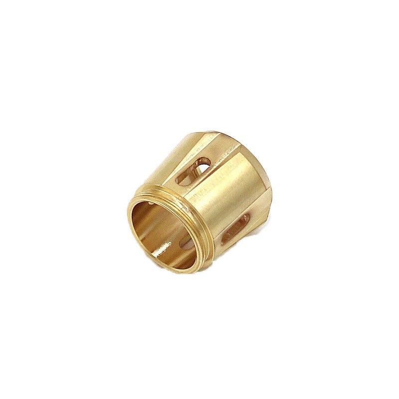 Machining CNC sur mesure à quatre axes à cinq axes, précision de traitement du cuivre, accessoires pour cigarettes électroniques, couvercle à huile
