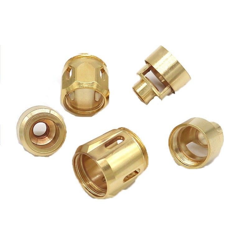 Machining CNC sur mesure à quatre axes à cinq axes, précision de traitement du cuivre, accessoires pour cigarettes électroniques, couvercle à huile