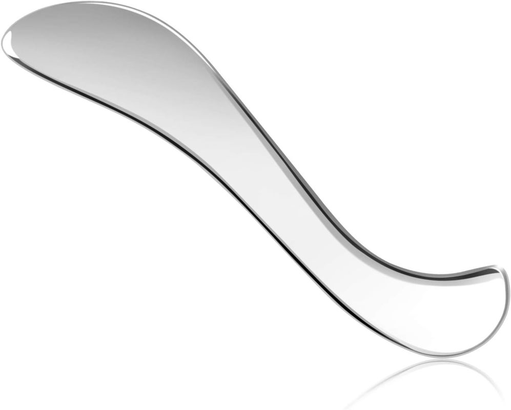 Outil de massage Guasha, Outil de grattage en acier inoxydable de qualité pour grattage de tissus mous, Outil de massage de mise à niveau, physiothérapie