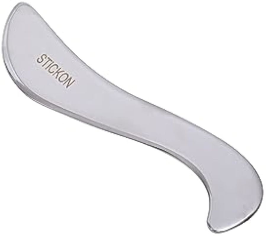 ESTINK Guasha Scraping Outil de massage en acier inoxydable Scraper de muscles de mise à niveau pour la mobilisation des tissus mous